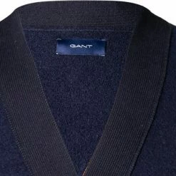 Aktion 🌟 Gant Cardigan 8040099/433 Wolle, Nachtblau 🎁 -Pullover & Strickjacken Verkäufe 376210 norm2
