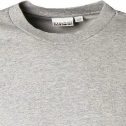 Billig 🎉 NAPAPIJRI Sweatshirt NP0A4FQN/160 Bio Baumwolle, Grau meliert, Grau ⭐ -Pullover & Strickjacken Verkäufe 376212 norm2