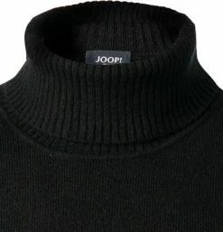 Bestes Angebot 💯 JOOP! Rollkragenpullover Lembert 30028888/001 Baumwolle-Schurwolle, Schwarz 😉 -Pullover & Strickjacken Verkäufe 376241 norm2