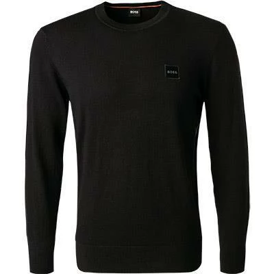 Billig 🔔 BOSS Pullover Kanovant 50459185/001 Baumwolle-Kaschmir, Schwarz ✔️ 4 Billig 🔔 BOSS Pullover Kanovant 50459185/001 Baumwolle-Kaschmir, Schwarz ✔️ – Bild 2