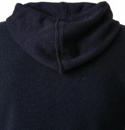 Billig 🛒 DANIELE FIESOLI Hoodie 0035/24 Kapuzenpullover, Merinowolle-Kaschmir, Dunkelblau, Nachtblau ✨ -Pullover & Strickjacken Verkäufe 376322 norm3