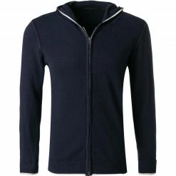 Neu 😍 DANIELE FIESOLI Cardigan 0035/Z/24 Merinowolle-Kaschmir, Dunkelblau, Nachtblau 🔥