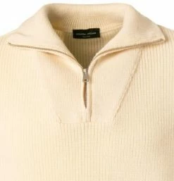Schlussverkauf 🔥 roberto collina Pullover RF09015/02 Troyer, Wolle, Ecru 🤩 -Pullover & Strickjacken Verkäufe 376339 norm2