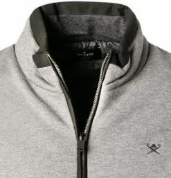 Rabatt 👏 HACKETT Pullover HM580934/933 Sweatjacke, Classic Fit, Baumwolle wattiert, Grau ❤️ -Pullover & Strickjacken Verkäufe 376354 norm2