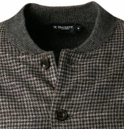 Neu ✨ HACKETT Pullover HM702719/987 Cardigan, Merinowolle, Anthrazit ❤️ -Pullover & Strickjacken Verkäufe 376368 norm2