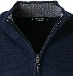 Auslauf ✨ HACKETT Cardigan HM702693/595 Lammwolle, Marine ✨ -Pullover & Strickjacken Verkäufe 376374 norm3