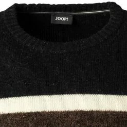 Am billigsten 😀 JOOP! Pullover Paulino 30027935/001 Wolle-Kaschmir, Schwarz-weiß, Weiß-schwarz-braun 🥰 -Pullover & Strickjacken Verkäufe 376397 norm2
