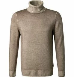 Budget 😀 JOOP! Rollkragenpullover Maro 30028391/259 Modern Fit, Schurwolle, Hellbraun meliert, Hellbraun 😍 -Pullover & Strickjacken Verkäufe 376403 norm