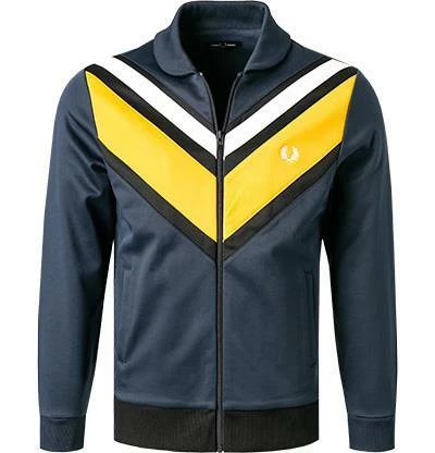 Bestpreis 😍 Fred Perry Trainingsjacke J2527/395 Sweatjacke, Baumwolle, Dunkelblau, Karbonblau ✔️ 4 Bestpreis 😍 Fred Perry Trainingsjacke J2527/395 Sweatjacke, Baumwolle, Dunkelblau, Karbonblau ✔️ – Bild 2