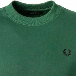 Am billigsten 🔥 Fred Perry Sweatshirt M7535/761 Baumwolle, Grün, Ivy-black 🔥 -Pullover & Strickjacken Verkäufe 376524 norm2