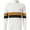 Coupon 🔥 Fred Perry Pullover K2539/129 Stehkragenpullover, Baumwolle, Weiß ⭐ -Pullover & Strickjacken Verkäufe 376528 master