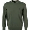 Coupon 😍 Fred Perry Pullover K9601/408 Wolle, Jägergrün 🤩