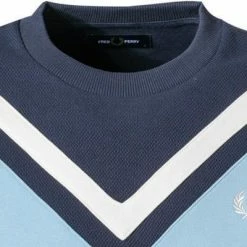 Besorgen 🎉 Fred Perry Pullover M2634/395 Sweatshirt, Baumwolle, Blau, Karbonblau 😀 -Pullover & Strickjacken Verkäufe 376536 norm2