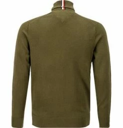 Schlussverkauf ⌛ Tommy Hilfiger Pullover MW0MW15444/GYY Rollkragenpullover, Baumwolle-Kaschmir, Olivgrün, Oliv 🎉 -Pullover & Strickjacken Verkäufe 376600 norm2