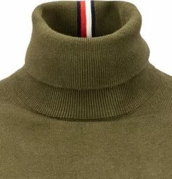 Schlussverkauf ⌛ Tommy Hilfiger Pullover MW0MW15444/GYY Rollkragenpullover, Baumwolle-Kaschmir, Olivgrün, Oliv 🎉 -Pullover & Strickjacken Verkäufe 376600 norm3