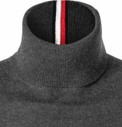 Bestes Angebot 🛒 Tommy Hilfiger Pullover MW0MW15444/P92 Rollkragenpullover, Baumwolle-Kaschmir, Dunkelgrau meliert, Dunkelgrau 🎉 -Pullover & Strickjacken Verkäufe 376601 norm2
