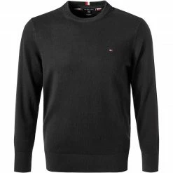 Top 10 ❤️ Tommy Hilfiger Pullover MW0MW11674/BDS Baumwolle-Kaschmir, Schwarz, Black ⌛