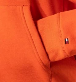 Am billigsten ❤️ Tommy Hilfiger Hoodie MW0MW11599/SO1 Bio Baumwolle, Orange 🛒 -Pullover & Strickjacken Verkäufe 376666 norm3