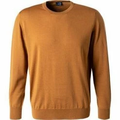 Rabatt 😀 OLYMP Casual Modern Fit Pullover 0150/11/56 Merinowolle, Ocker ⭐ -Pullover & Strickjacken Verkäufe 376690 norm