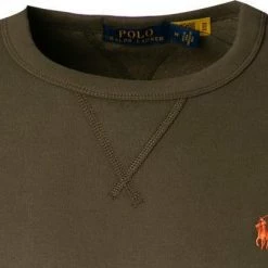 Neu 🔔 Polo Ralph Lauren Sweatshirt 710766772/024 Baumwolle, Grün 💯 -Pullover & Strickjacken Verkäufe 376722 norm2