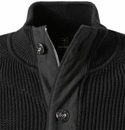 Auslauf 🔥 Strellson Cardigan Henri 30028076/001 Baumwolle, Schwarz ⭐ -Pullover & Strickjacken Verkäufe 376764 norm2