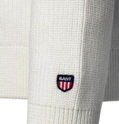 Brandneu ❤️ Gant Troyer 8030108/113 Toyer, Baumwolle, Navy-wollweiß, Wollweiß 🔔 -Pullover & Strickjacken Verkäufe 376962 norm4