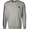 Bester Verkauf 👍 adidas ORIGINALS M 3S FT grey-black GK9101 Pullover, Baumwolle, Grau meliert ✨ -Pullover & Strickjacken Verkäufe 376969 master