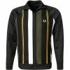 Brandneu 😉 Fred Perry Strickjacke J2526/102 Cardigan, Baumwolle, Schwarz-grün gestreift, Schwarz 👏 1 Brandneu 😉 Fred Perry Strickjacke J2526/102 Cardigan, Baumwolle, Schwarz-grün gestreift, Schwarz 👏 -Pullover & Strickjacken Verkäufe 377089 master