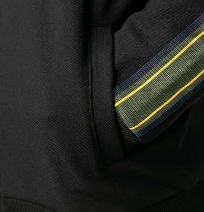 Bester Verkauf ⭐ Fred Perry Strickjacke J2537/102 Trainingsjacke, Mikrofaser, Schwarz 💯 7 Bester Verkauf ⭐ Fred Perry Strickjacke J2537/102 Trainingsjacke, Mikrofaser, Schwarz 💯 – Bild 5