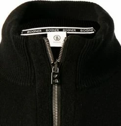 Großhandel ✔️ BOGNER Troyer Darius 8868/2761/026 Schurwolle-Kaschmir, Schwarz 🎁 -Pullover & Strickjacken Verkäufe 377229 norm2