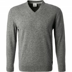 Auslauf 🤩 BOGNER Pullover Maddox 8871/2761/017 Schurwolle-Kaschmir, Grau meliert, Grau 🛒