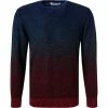 Bestes Angebot 👏 GAS Pullover 562154 431989/1354 Wolle, Blau-rot meliert, Blau-rot 😉
