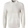Neu 🥰 bugatti Pullover 7750/85522/20 Stehkragenpullover, Baumwolle-Kaschmir, Creme 😍