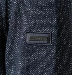 Coupon 😉 bugatti Pullover 8750/85074/390 Sweatjacke, Baumwolle, Nachtblau meliert, Nachtblau 👏 -Pullover & Strickjacken Verkäufe 377356 norm3