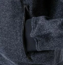 Coupon 😉 bugatti Pullover 8750/85074/390 Sweatjacke, Baumwolle, Nachtblau meliert, Nachtblau 👏 -Pullover & Strickjacken Verkäufe 377356 norm4