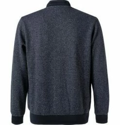 Coupon 😉 bugatti Pullover 8750/85074/390 Sweatjacke, Baumwolle, Nachtblau meliert, Nachtblau 👏 -Pullover & Strickjacken Verkäufe 377356 norm5