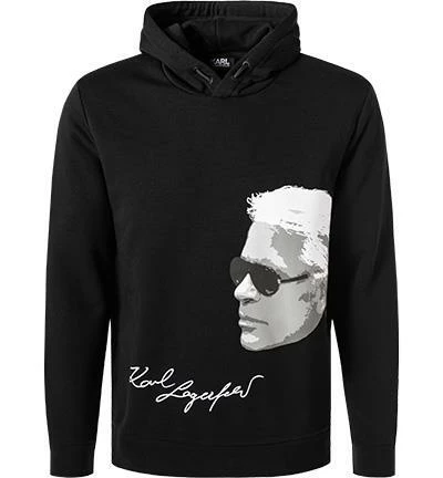 Billig 😉 KARL LAGERFELD Hoodie 705007/0/512913/990 Baumwolle, Schwarz 🤩 4 Billig 😉 KARL LAGERFELD Hoodie 705007/0/512913/990 Baumwolle, Schwarz 🤩 – Bild 2