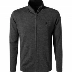 Budget ❤️ KARL LAGERFELD Cardigan 655004/0/512399/971 Strickjacke, Merinowolle, Anthrazit meliert, Anthrazit ✨