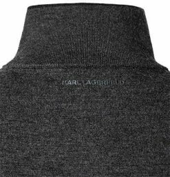 Budget ❤️ KARL LAGERFELD Cardigan 655004/0/512399/971 Strickjacke, Merinowolle, Anthrazit meliert, Anthrazit ✨ -Pullover & Strickjacken Verkäufe 377489 norm3