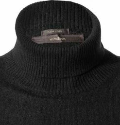 Bestes Angebot 🤩 Windsor Pullover Cashmono 30028221/001 Rollkragenpullover, Reines Kaschmir, Schwarz 🔥 -Pullover & Strickjacken Verkäufe 377549 norm2