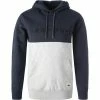 Großhandel 😉 Quiksilver Hoodie EQYFT04432/BYJ0 Baumwolle, Nachtblau-grau meliert, Nachtblau-grau 🎁