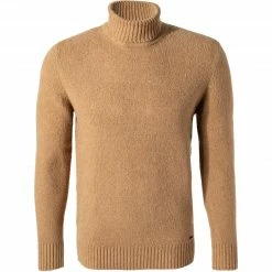Auslauf ❤️ CINQUE Pullover Cizino 6020-7506/24 Rollkragenpullover, Baumwolle, Camel, Hellbraun 🧨