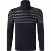 Angebote 💯 CINQUE Pullover Cibruno 6032-7519/69 Rollkragenpullover, Baumwolle, Nachtblau-grau gemustert, Nachtblau 🎉 -Pullover & Strickjacken Verkäufe 377617 master
