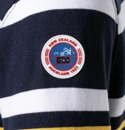 Auslauf 😍 N.Z.A. Rugby-Shirt 21GN200/1601 Pullover, Baumwolle, Navy-weiß gestreift, Navy-weiß-gelb 😍 -Pullover & Strickjacken Verkäufe 377673 norm3