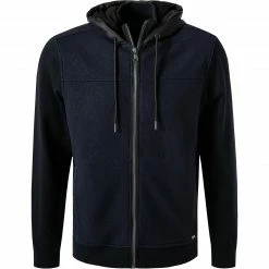 Blitzangebot 🥰 OLYMP Casual Modern Fit Sweatjacke 5506/86/18 Strickjacke, Wolle, Marineblau, Marine 🎁