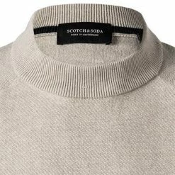Am billigsten 👍 Scotch & Soda Pullover 164010/0621 Wolle, Sand meliert, Sand ✔️ -Pullover & Strickjacken Verkäufe 377870 norm2