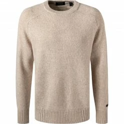 Bester Verkauf ✨ Scotch & Soda Pullover 164000/4307 Wolle-Alpaka, Hellbeige meliert, Hellbeige 😀