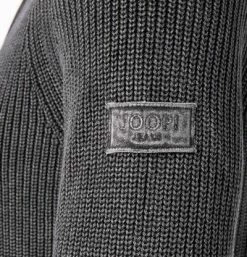 Brandneu ✔️ JOOP! Troyer Henricus 30029739/001 Modern Fit, Baumwolle, Anthrazit, Schwarz ✨ -Pullover & Strickjacken Verkäufe 377930 norm3