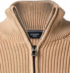 Top 10 🔥 JOOP! Troyer Henricus 30029739/230 Modern Fit, Baumwolle, Hellbraun 🥰 -Pullover & Strickjacken Verkäufe 377931 norm2