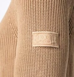 Top 10 🔥 JOOP! Troyer Henricus 30029739/230 Modern Fit, Baumwolle, Hellbraun 🥰 -Pullover & Strickjacken Verkäufe 377931 norm3